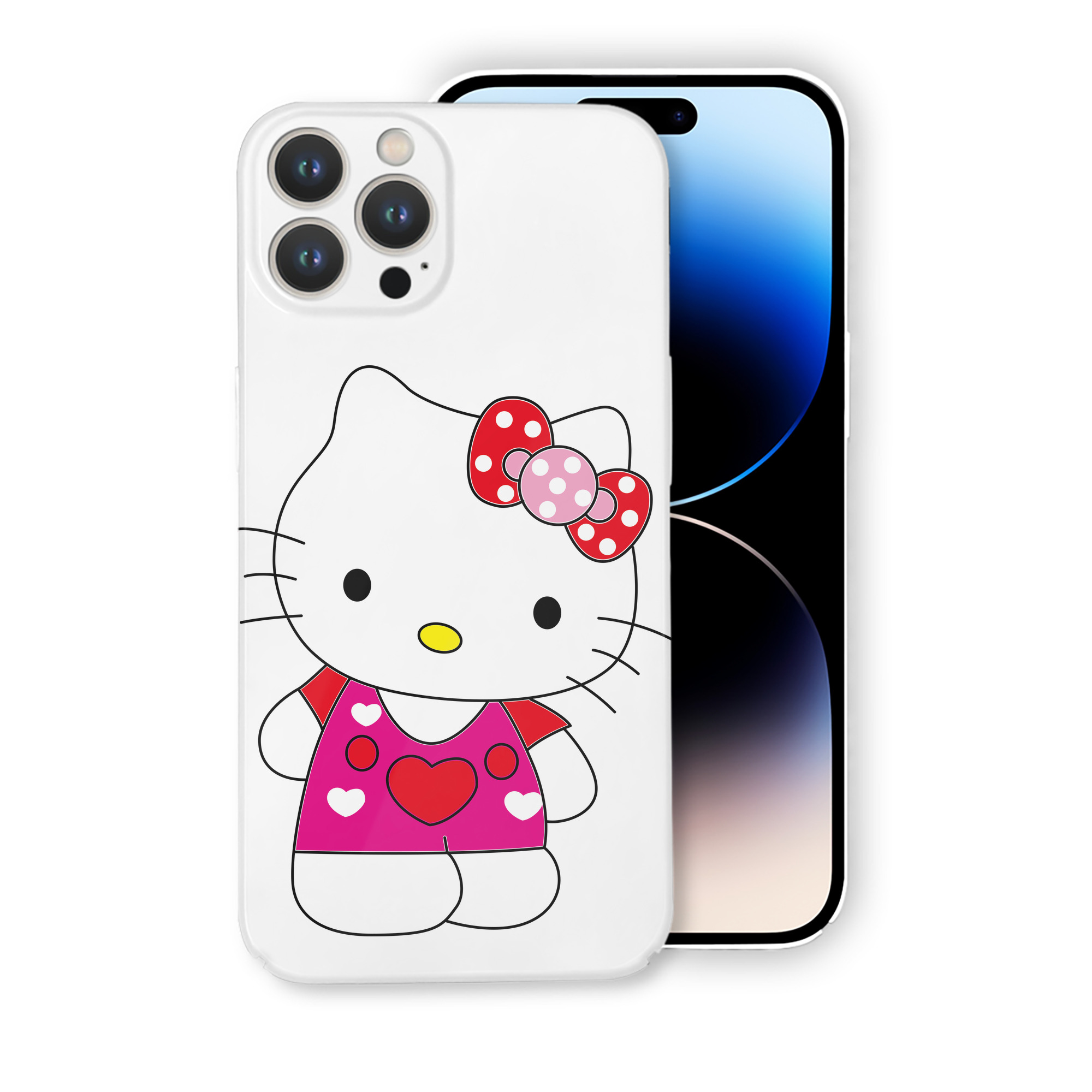 （画像用） Hello Kitty ハローキティ 【iPhone 14シリーズ対応】ハードケース
